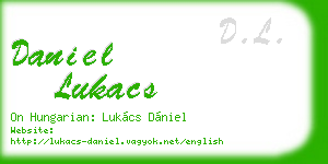 daniel lukacs business card