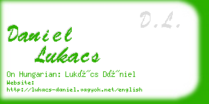 daniel lukacs business card